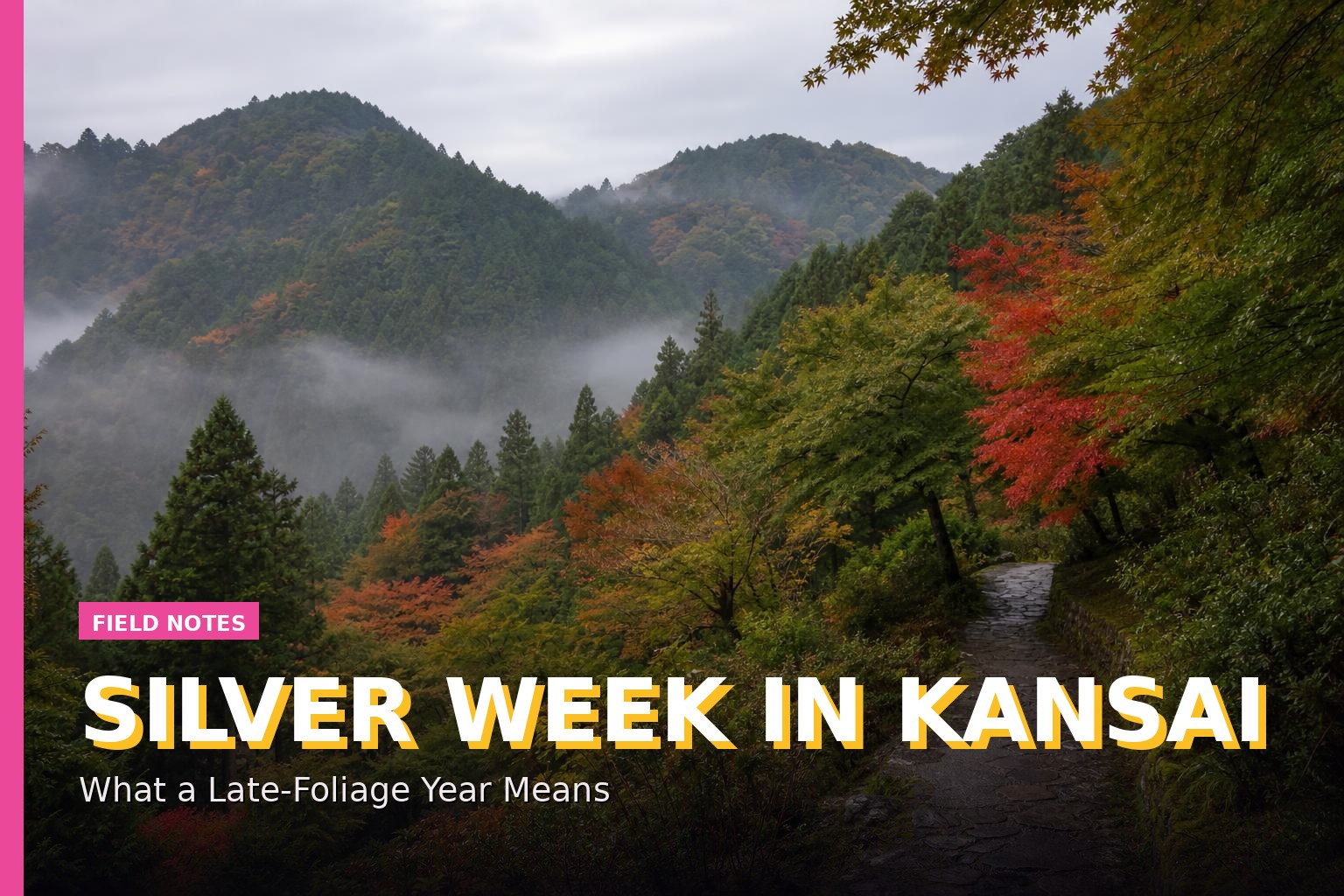 Silver Week in Kansai: What a Late-Foliage Year Means