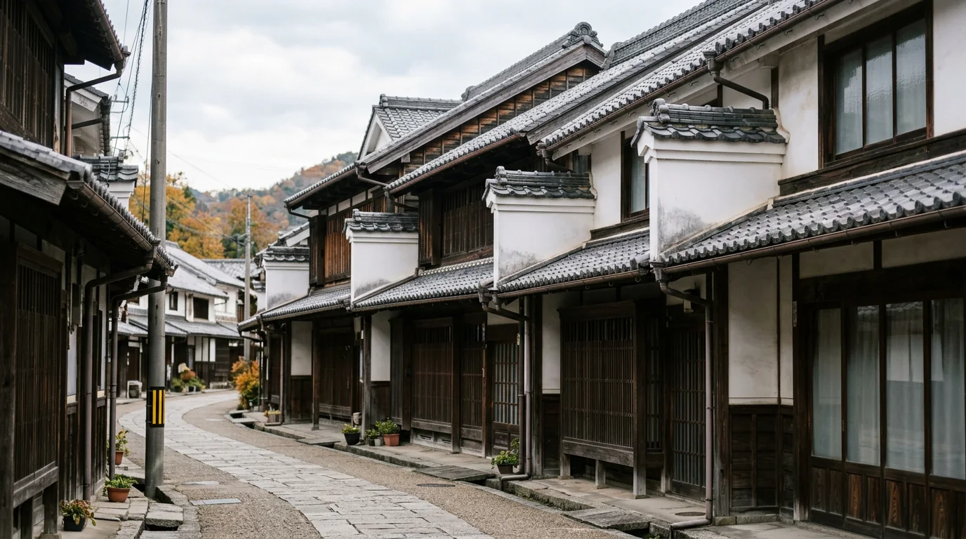 Wakimachi, Tokushima: Udatsu Roofs, Indigo and Merchant Wealth